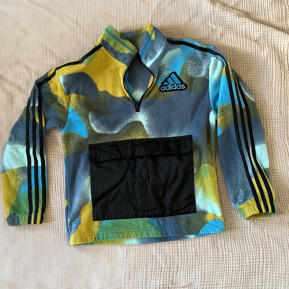 Adidas Multicolor Fleece Pullover